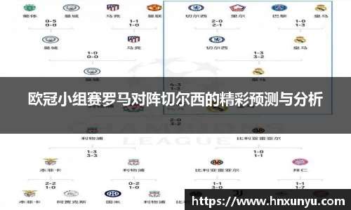 欧冠小组赛罗马对阵切尔西的精彩预测与分析